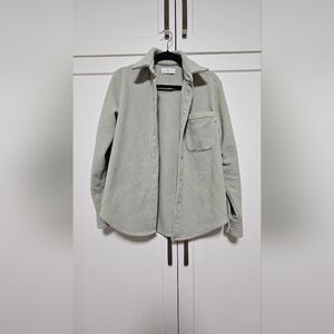 Aritzia Tna Polar Shirt Jacket